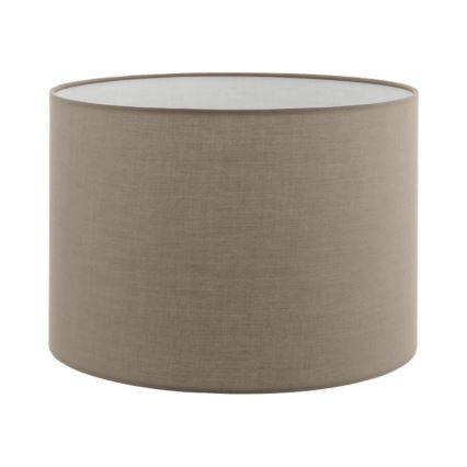 LED Stojací lampa TUNJA 1xE27/20W/230V pr. 30 cm černá/taupe