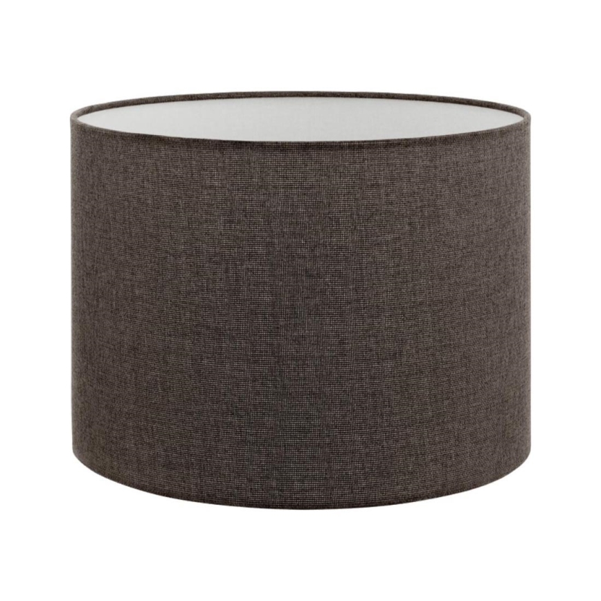 LED Stojací lampa TUNJA 1xE27/20W/230V pr. 30 cm matný chrom/hnědá