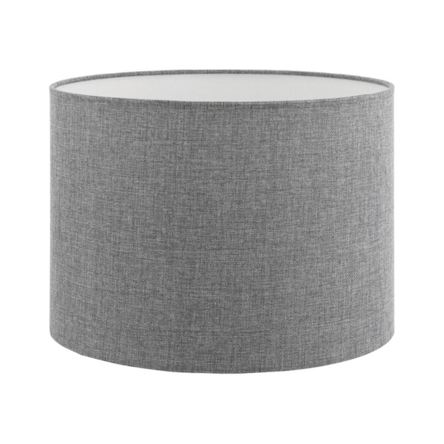 LED Stojací lampa TUNJA 1xE27/20W/230V pr. 30 cm matný chrom/šedá