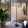 LED Stojací lampa TUNJA 1xE27/20W/230V pr. 38 cm černá/bílá