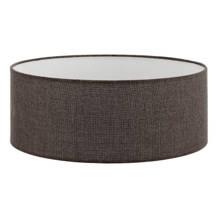 LED Stojací lampa TUNJA 1xE27/20W/230V pr. 38 cm matný chrom/hnědá