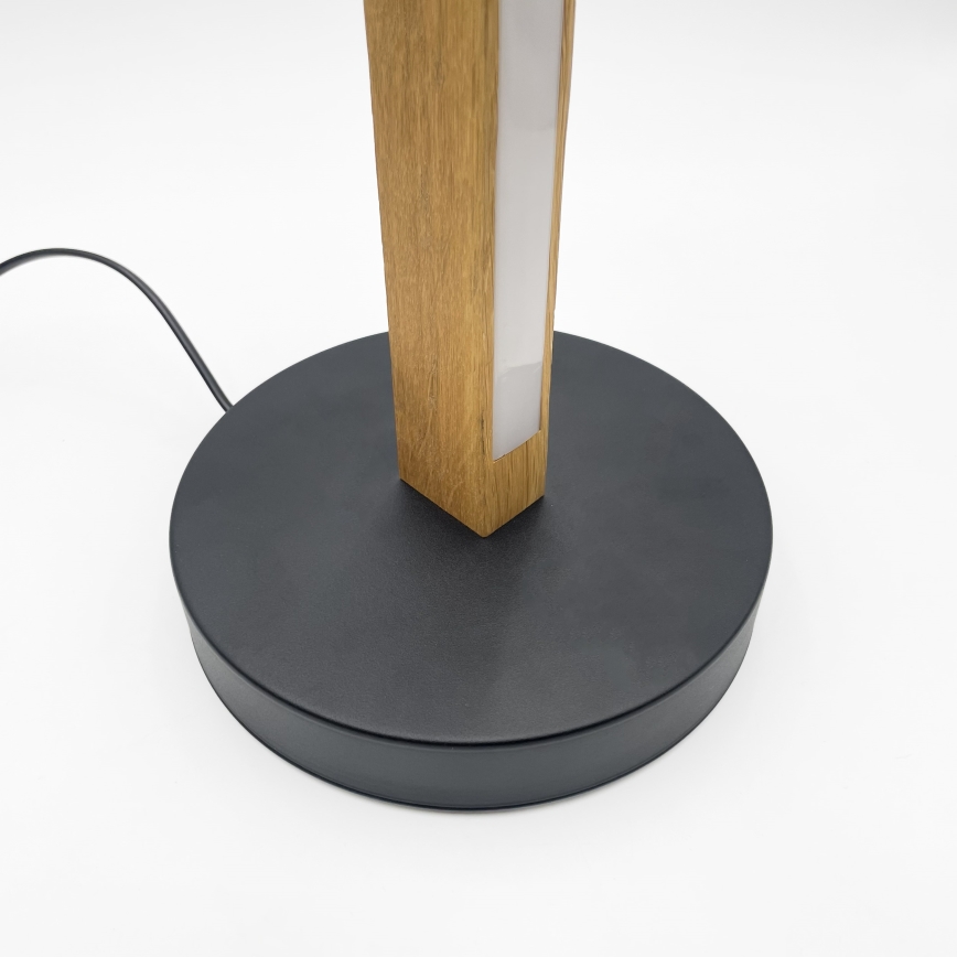 LED Stojací lampa VERDE LED/18W/230V 3000K dub/černá