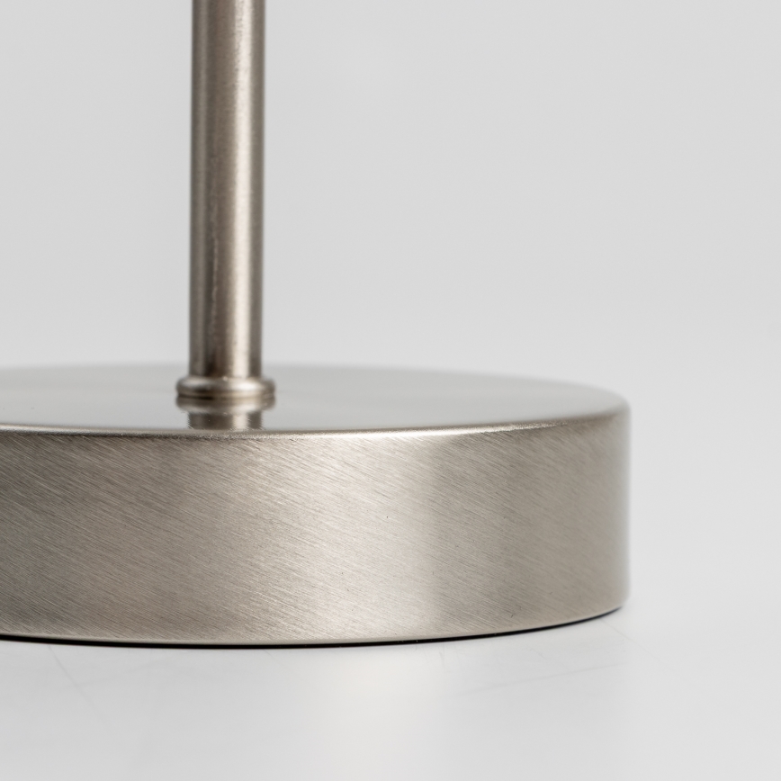 LED Stolní lampa 1xE14/5W/230V šedá/matný chrom