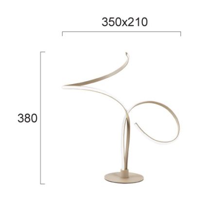 LED Stolní lampa IVANA LED/5W/230V béžová