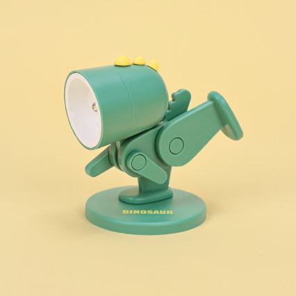 LED Stolní lampa LED/0,06W/3xLR41 dinosaurus zelená