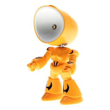 LED Stolní lampa LED/0,06W/3xLR41 robot žlutá