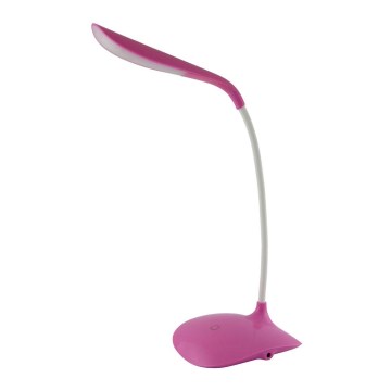 LED Stolní lampa LED/3,6W/4xAAA/USB fialová LED Stolní lampa LED/3,6W/4xAAA/USB fialová