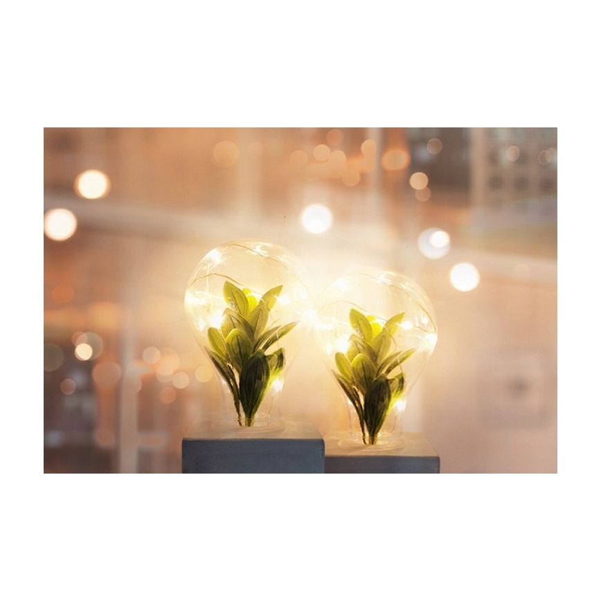 LED Stolní lampa LIV LED/2xAAA bílá