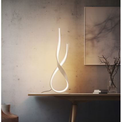 LED Stolní lampa RIBBON LED/21W/230V béžová