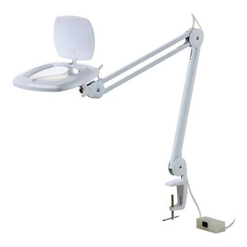 LED Stolní lampa s lupou LED/7W/230V 6500K bílá