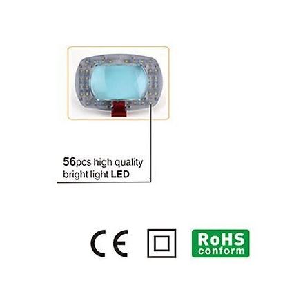 LED Stolní lampa s lupou LED/7W/230V 6500K bílá