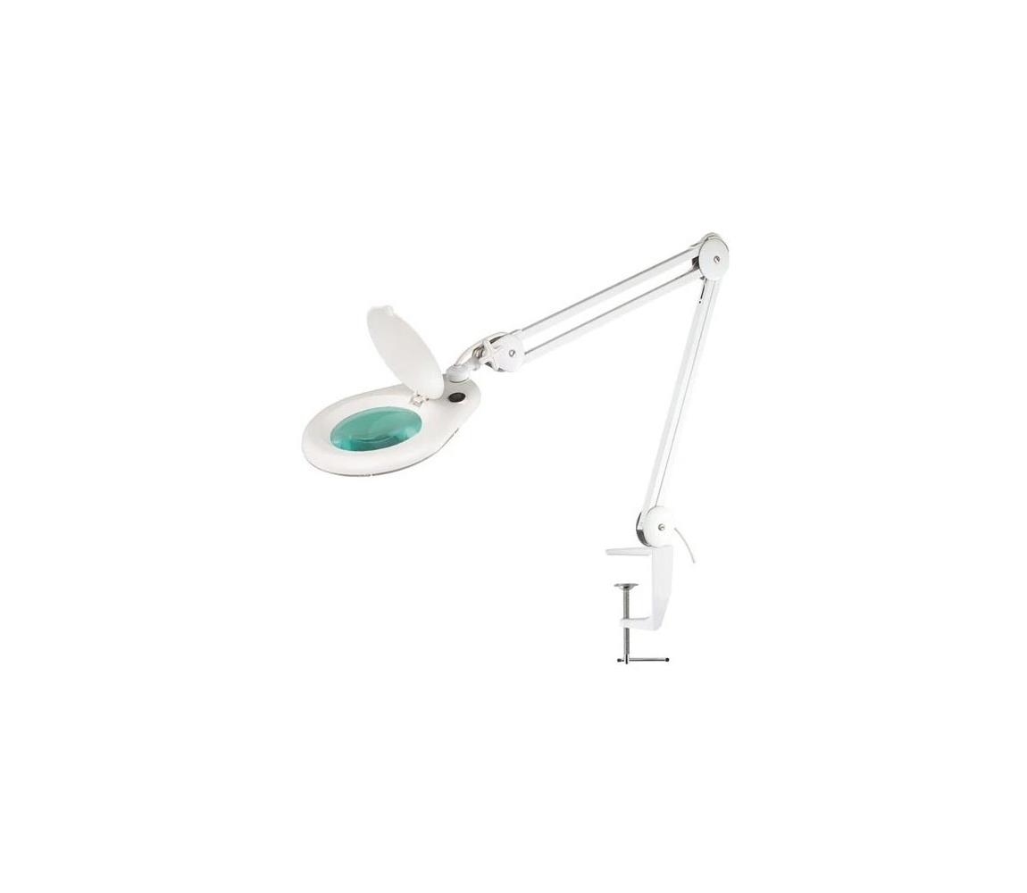 Geti LED Stolní lampa s lupou LED/9W/230V bílá TI0012