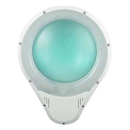 LED Stolní lampa s lupou LED/9W/230V bílá