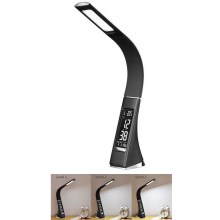 LED Stolní lampa stmívatelná s displejem LED/7W/230V černá