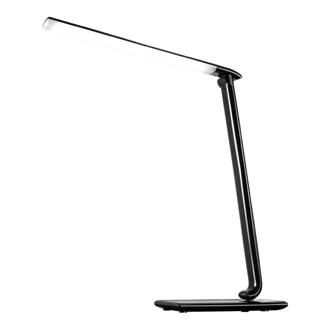 LED stolní lampa stmívatelná USB konektor LED/12W/230V černá