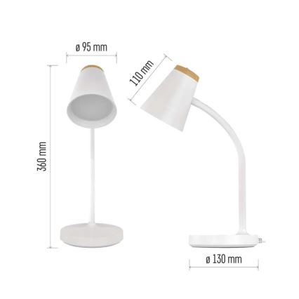 LED Stolní lampa TARA LED/4,5W/230V 4000K bílá