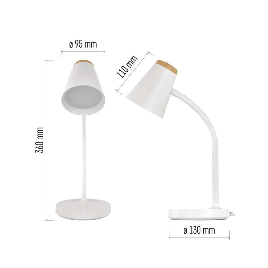 LED Stolní lampa TARA LED/4,5W/230V 4000K bílá