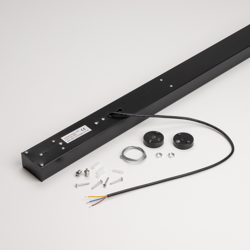 LED Stropní přisazené závěsné svítidlo CYNIDECO LED/30W/230V 4000K černá