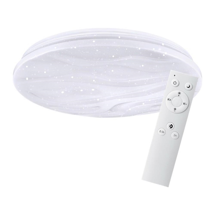 LED Stropní stmívatelné svítidlo s dálkovým ovládačem WAVE LED/30W/230V