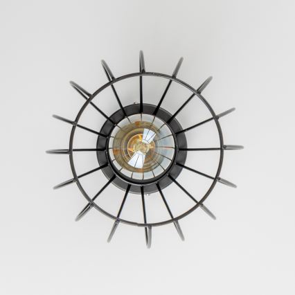 LED Stropní svítidlo 1xE27/6,5W/230V černá