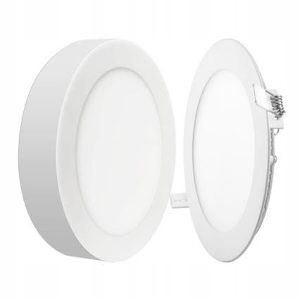 LED Stropní svítidlo 2v1 LED/18W/230V 4500K pr. 22,6 cm bílá