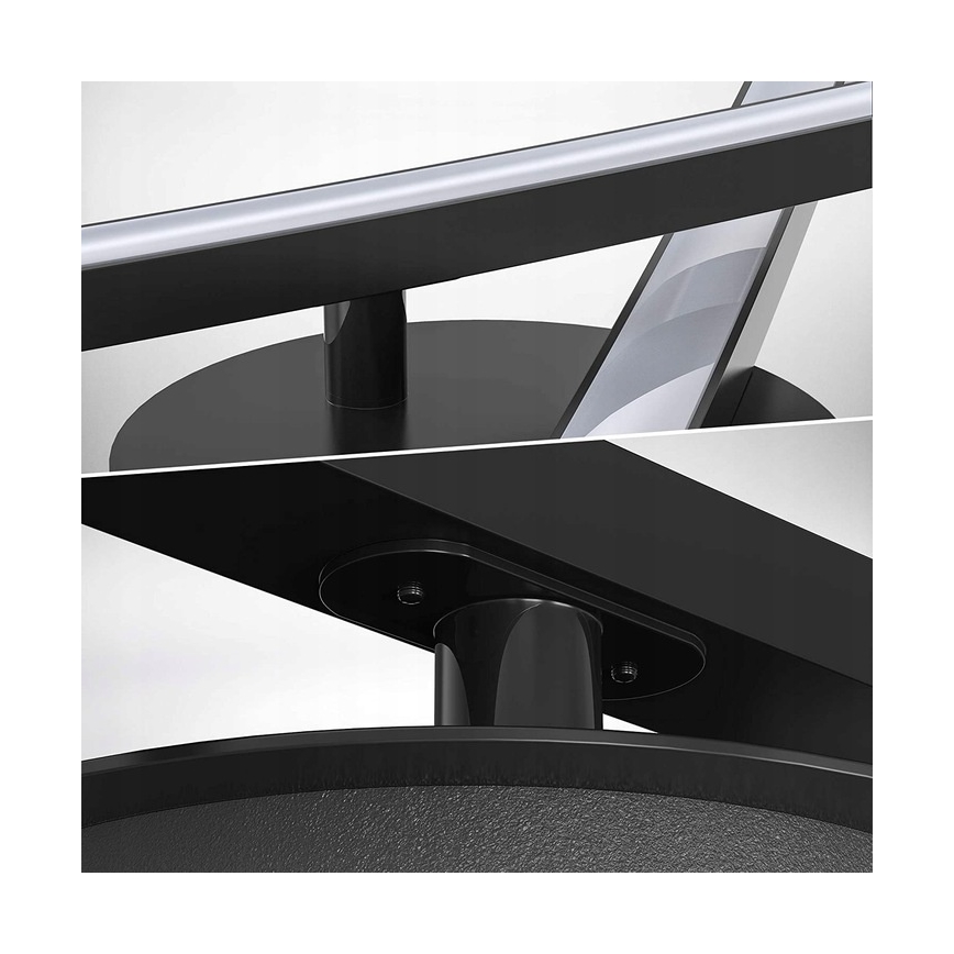 LED Stropní svítidlo 2xLED/6W/230V 3000K černá