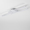 LED Stropní svítidlo 3xLED/6W/230V 3000K stříbrná