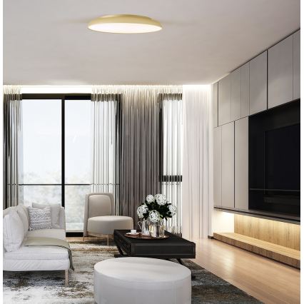 LED Stropní svítidlo ART LED/40W/230V zlatá