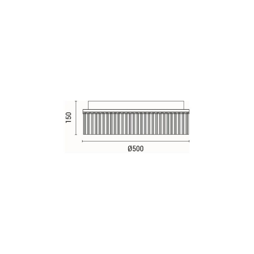 LED Stropní svítidlo AURORA LED/18W/230V 3000K