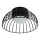 LED Stropní svítidlo BETSY LED/12W/230V pr. 25 cm černá