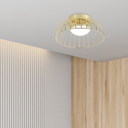 LED Stropní svítidlo BETSY LED/12W/230V pr. 25 cm zlatá