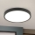LED Stropní svítidlo BULLY LED/24W/230V pr. 24 cm černá