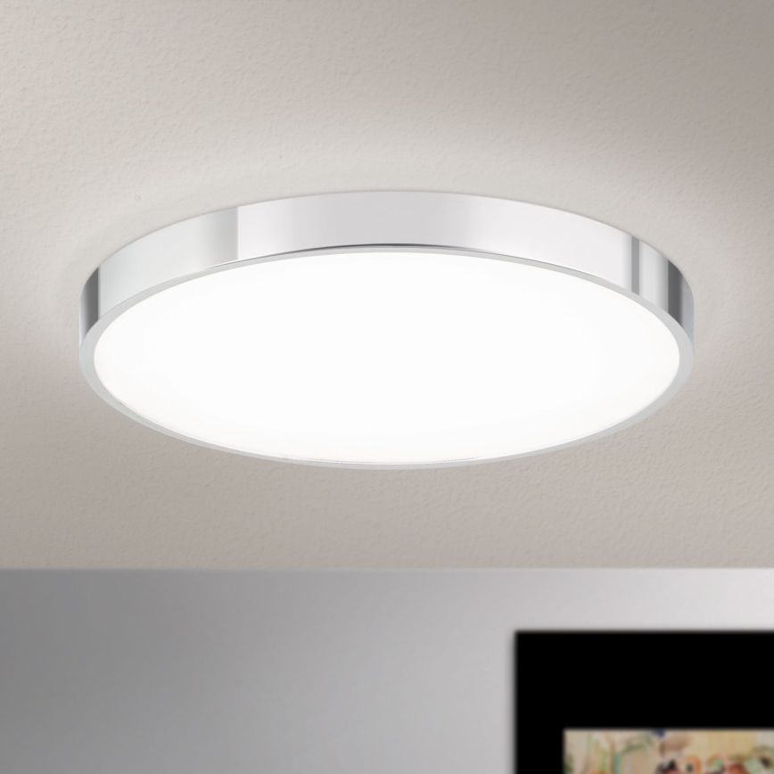 LED Stropní svítidlo BULLY LED/28W/230V pr. 28 cm lesklý chrom