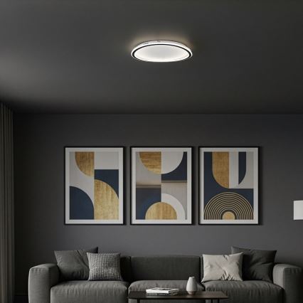 LED Stropní svítidlo CALI LED/30W/230V pr. 40 cm černá