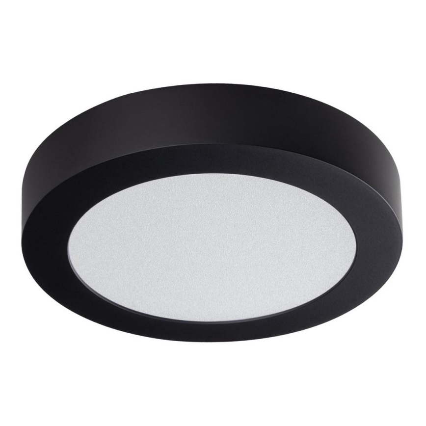 LED Stropní svítidlo CARSA LED/12W/230V 4000K černá pr. 17 cm