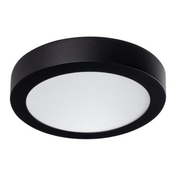 LED Stropní svítidlo CARSA LED/18W/230V 3000K černá pr. 21,5 cm