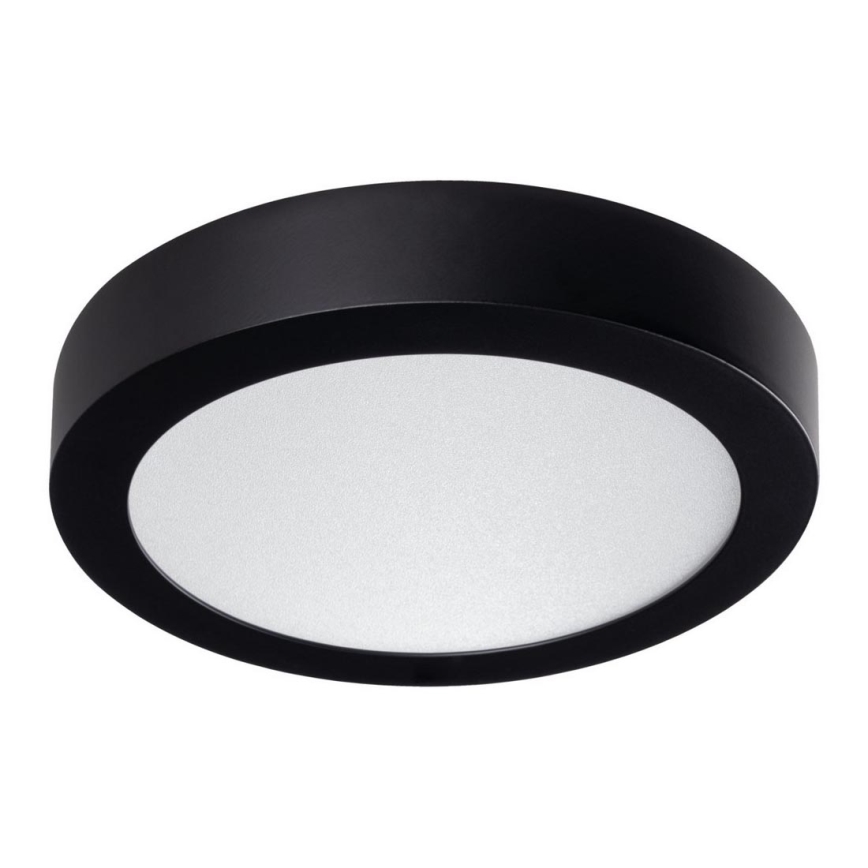 LED Stropní svítidlo CARSA LED/18W/230V 3000K černá pr. 21,5 cm
