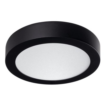 LED Stropní svítidlo CARSA LED/18W/230V 4000K černá pr. 21,5 cm