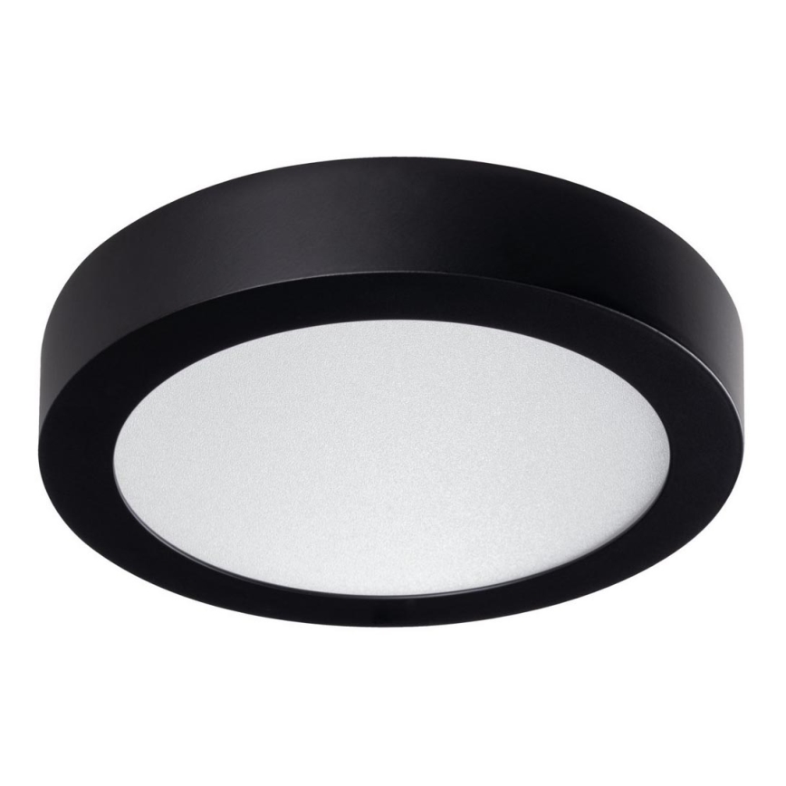 LED Stropní svítidlo CARSA LED/18W/230V 4000K černá pr. 21,5 cm