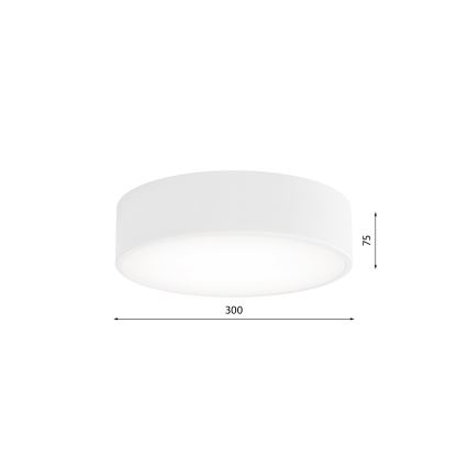 LED Stropní svítidlo CLEO LED/24W/230V 3000K pr. 30 cm bílá