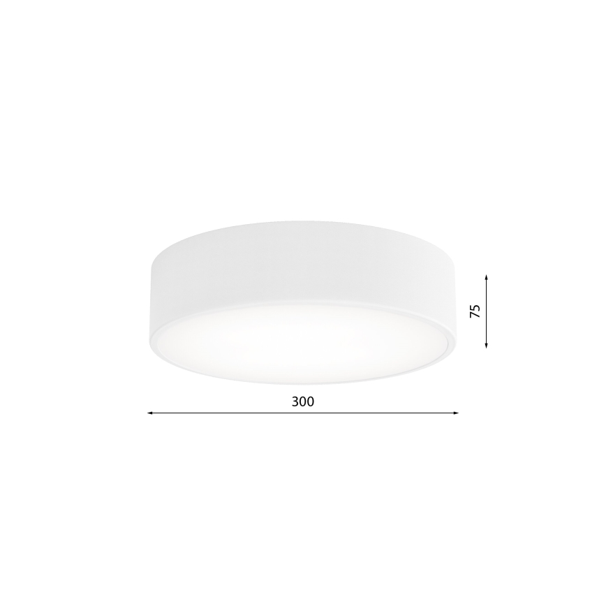 LED Stropní svítidlo CLEO LED/24W/230V 3000K pr. 30 cm bílá
