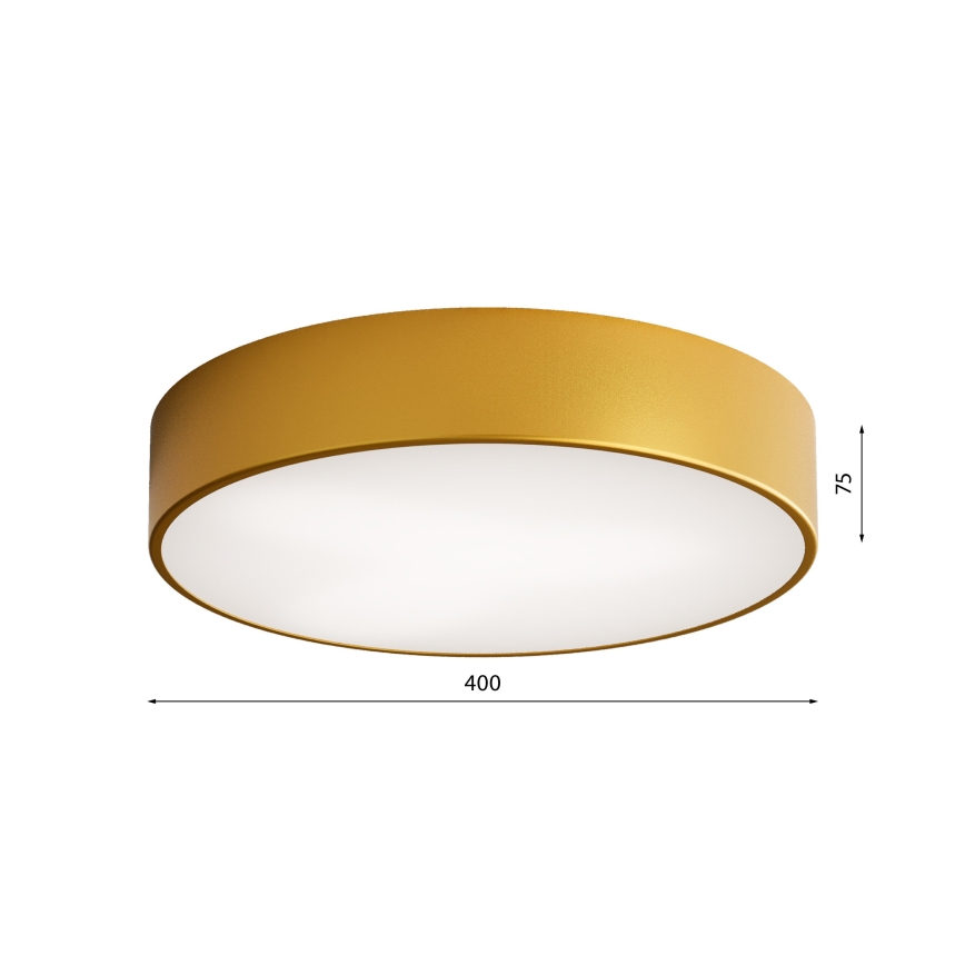 LED Stropní svítidlo CLEO LED/43W/230V 4000K pr. 40 cm zlatá