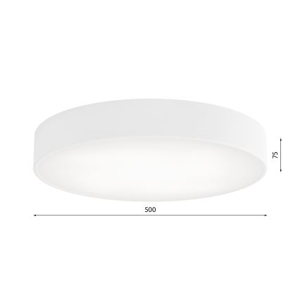 LED Stropní svítidlo CLEO LED/69W/230V 3000K pr. 50 cm bílá