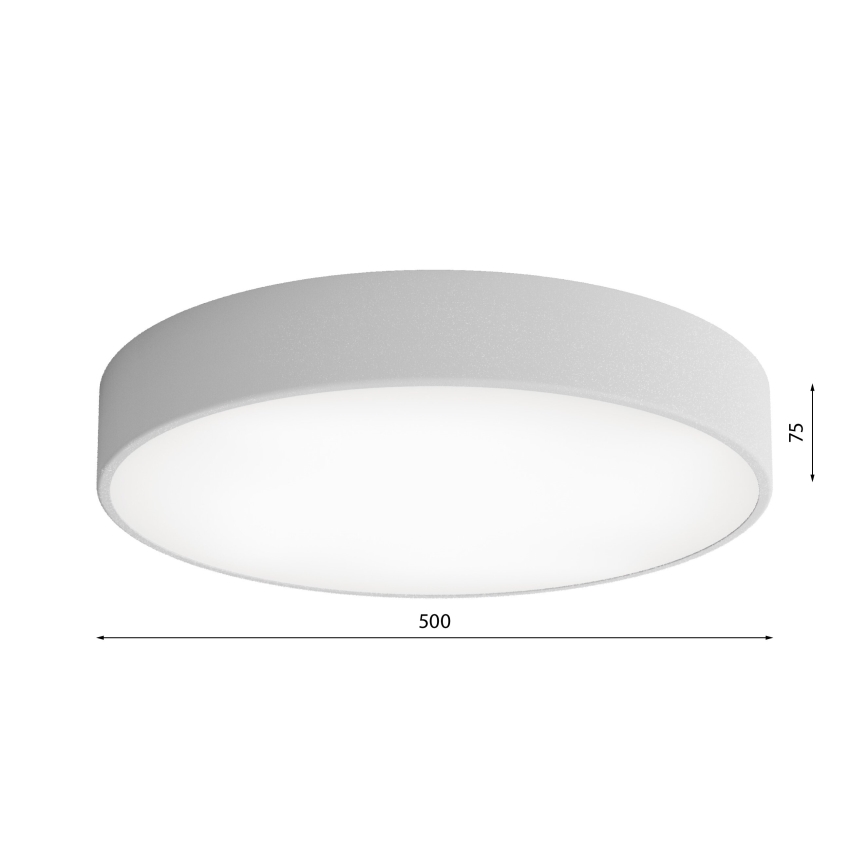 LED Stropní svítidlo CLEO LED/69W/230V 4000K pr. 50 cm šedá