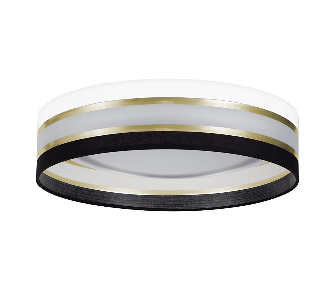 Belis LED Stropní svítidlo CORAL GOLD 1xLED/24W/230V černá/bílá BE0372