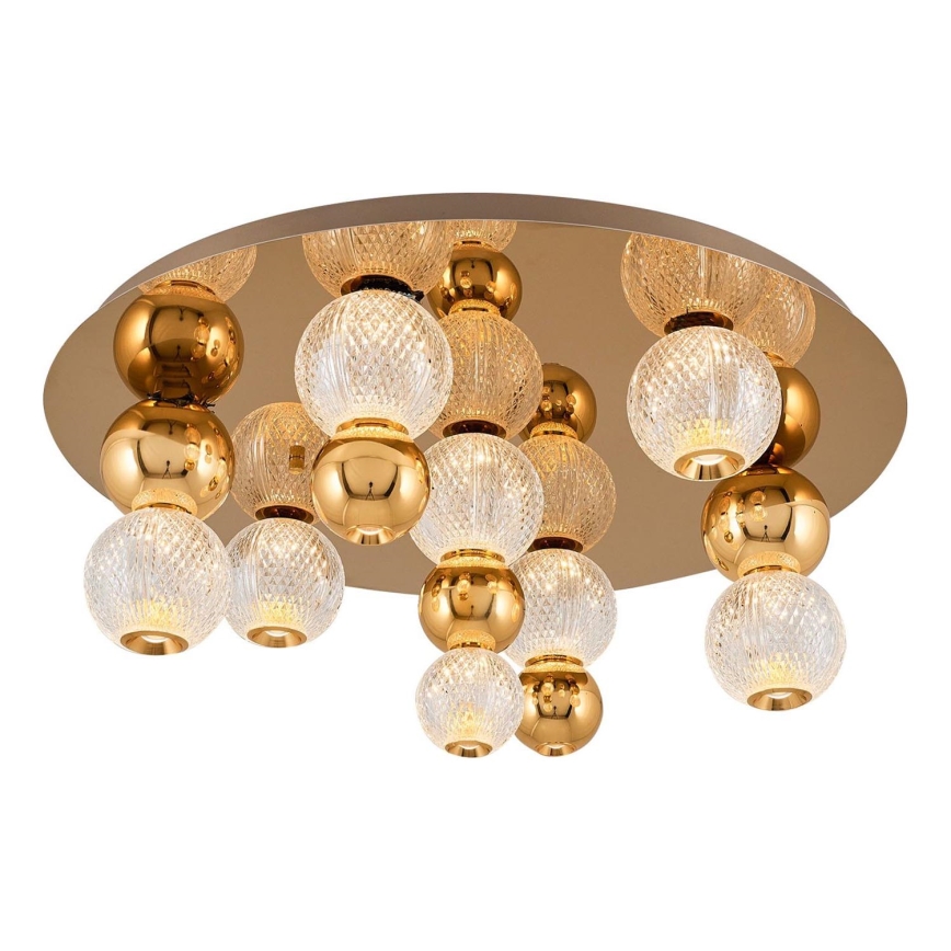 LED Stropní svítidlo CREMONA LED/37W/230V 3000K zlatá