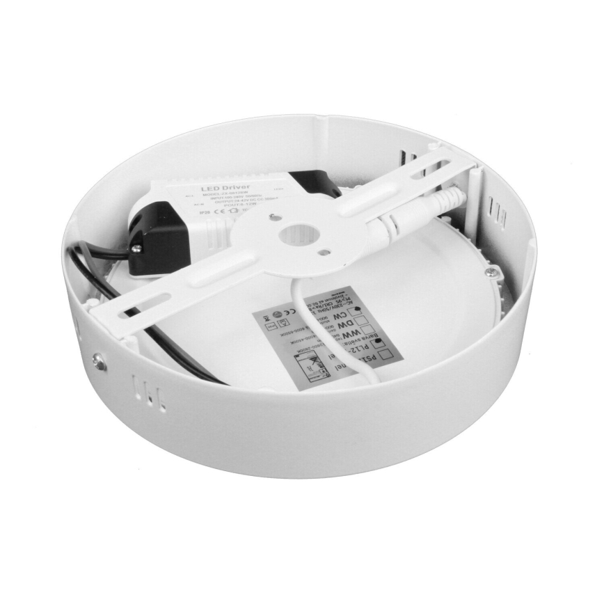 LED Stropní svítidlo DIEGO LED/12W/230V 4000K IP40 pr. 16,5 cm bílá
