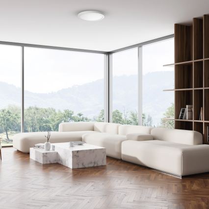 LED Stropní svítidlo EVORA LED/18W/230V 3000/4000/6000K pr. 22,5 cm bílá