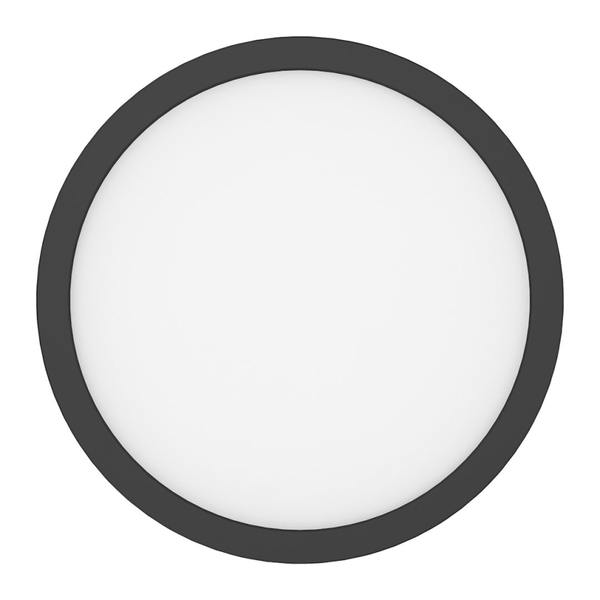 LED Stropní svítidlo EVORA LED/18W/230V 3000/4000/6000K pr. 22,5 cm černá