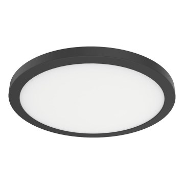 LED Stropní svítidlo EVORA LED/24W/230V 3000/4000/6000K pr. 30 cm černá